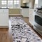 World Rug Gallery Modern Floral Area Rug 2' x 3' Gray Area Rug 9098GRAY2X3 - alternate 1